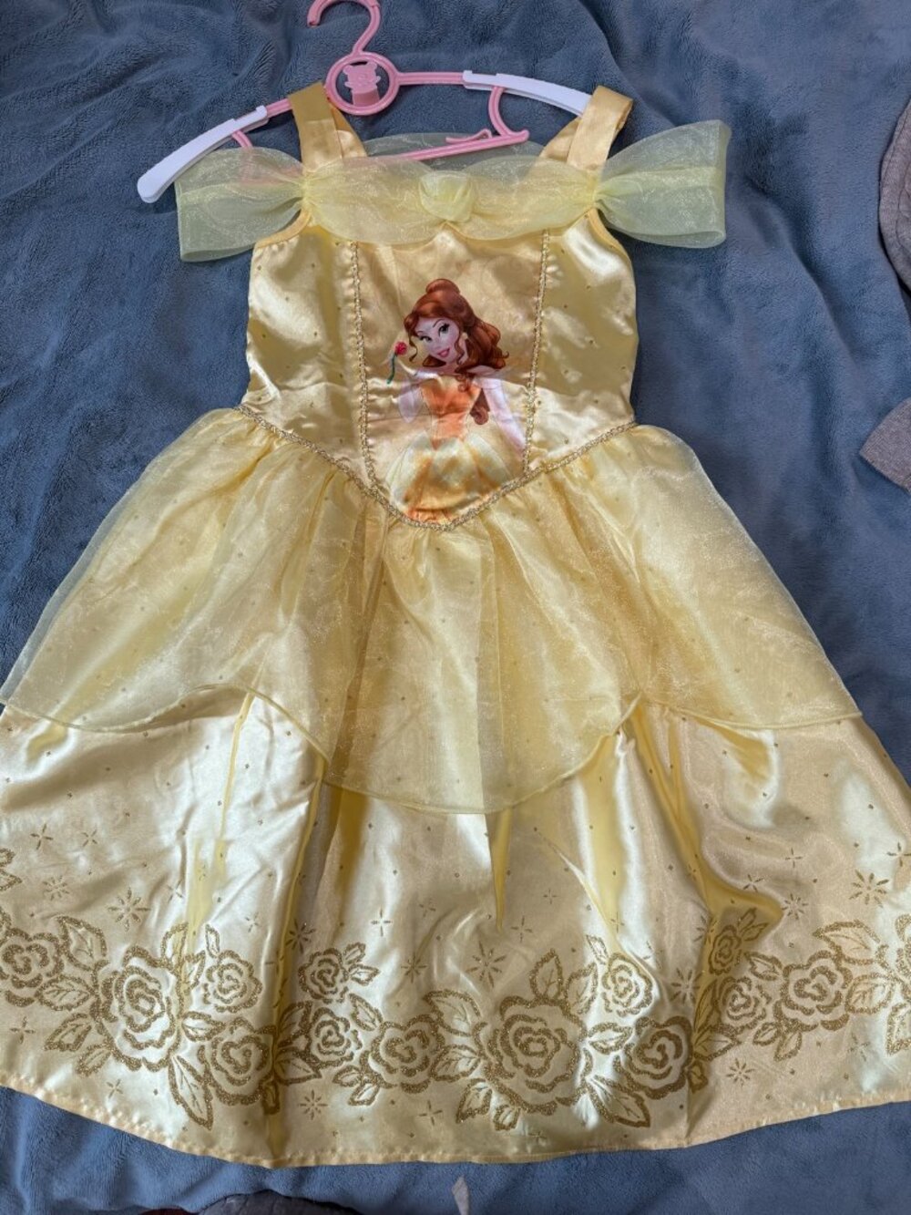 H&M girl costume Disney Belle Princess Dress Girls 5T/6